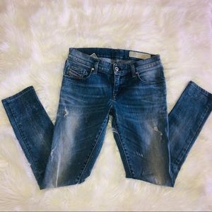 Diesel Gruppe Distressed Skinny Jeans size 28